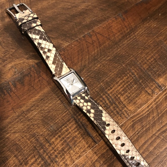 Michael Kors Genuine Python Watch - Picture 3 of 8